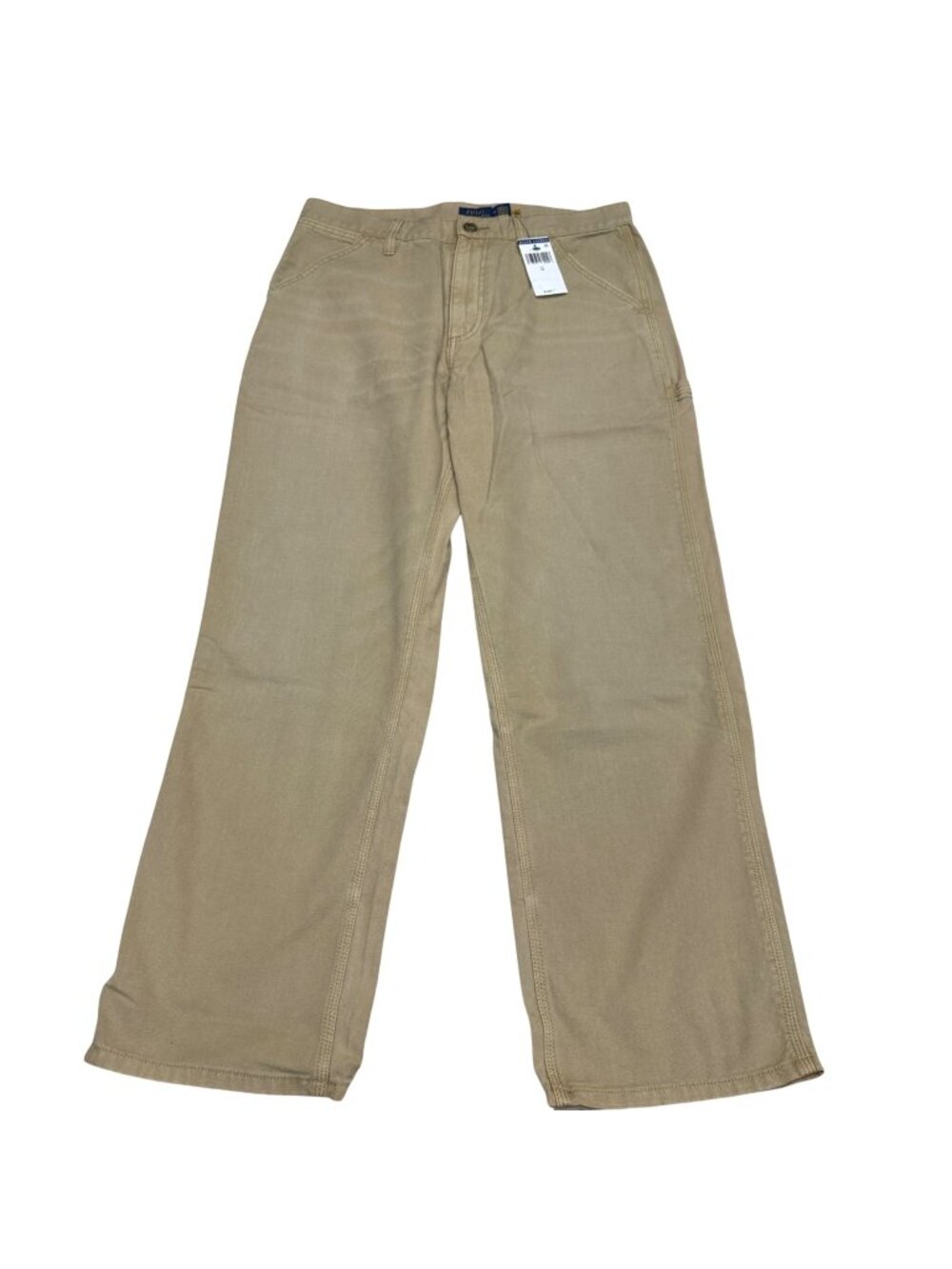 NWT Polo Ralph Lauren Women's Khaki Carpenter pants Side Utility Pocket Sz 10